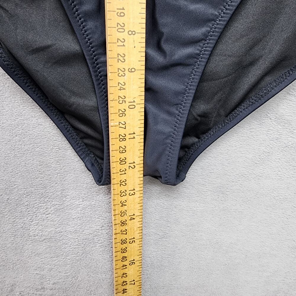 NWT BMJL Bikini Set L Black High Waisted 2 Piece Bandeau Swimsuit Beach Sporty - Picture 13 of 13